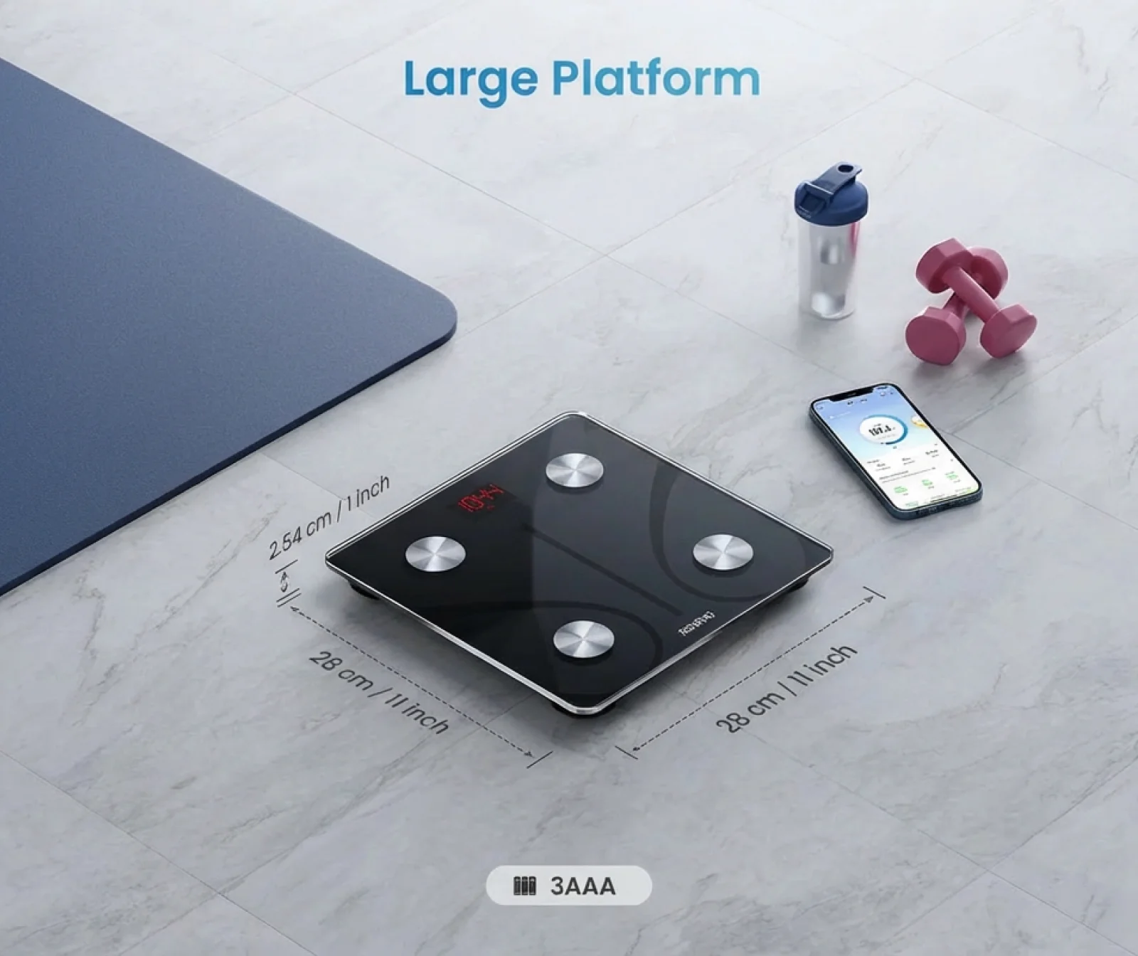 Elis 1+ Smart Body Scale (USB Chargeable) - Image 9